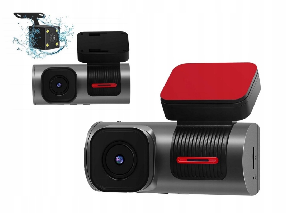 Automobilová cúvacia kamera rekordér 2x Fullhd Gps Wifi Gsensor Y02