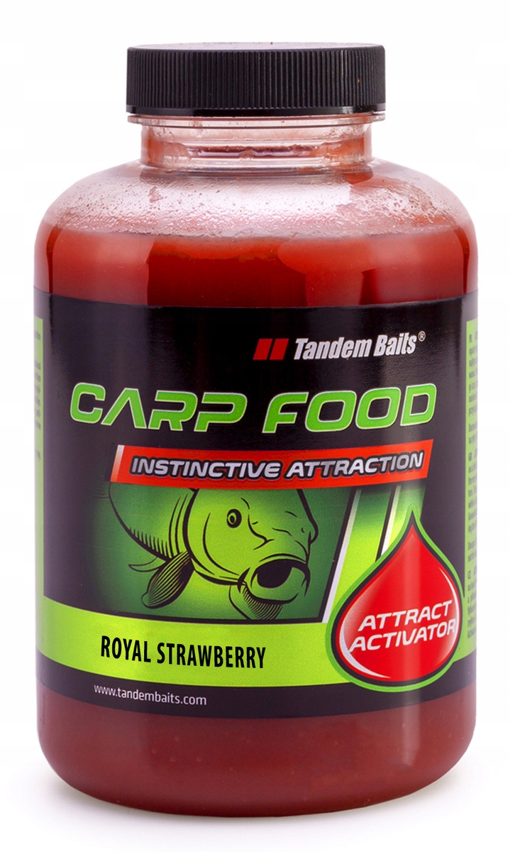 Karpiowy Aktywator Carp Food Karpiowy Attract 500ml Doskonała Truskawka