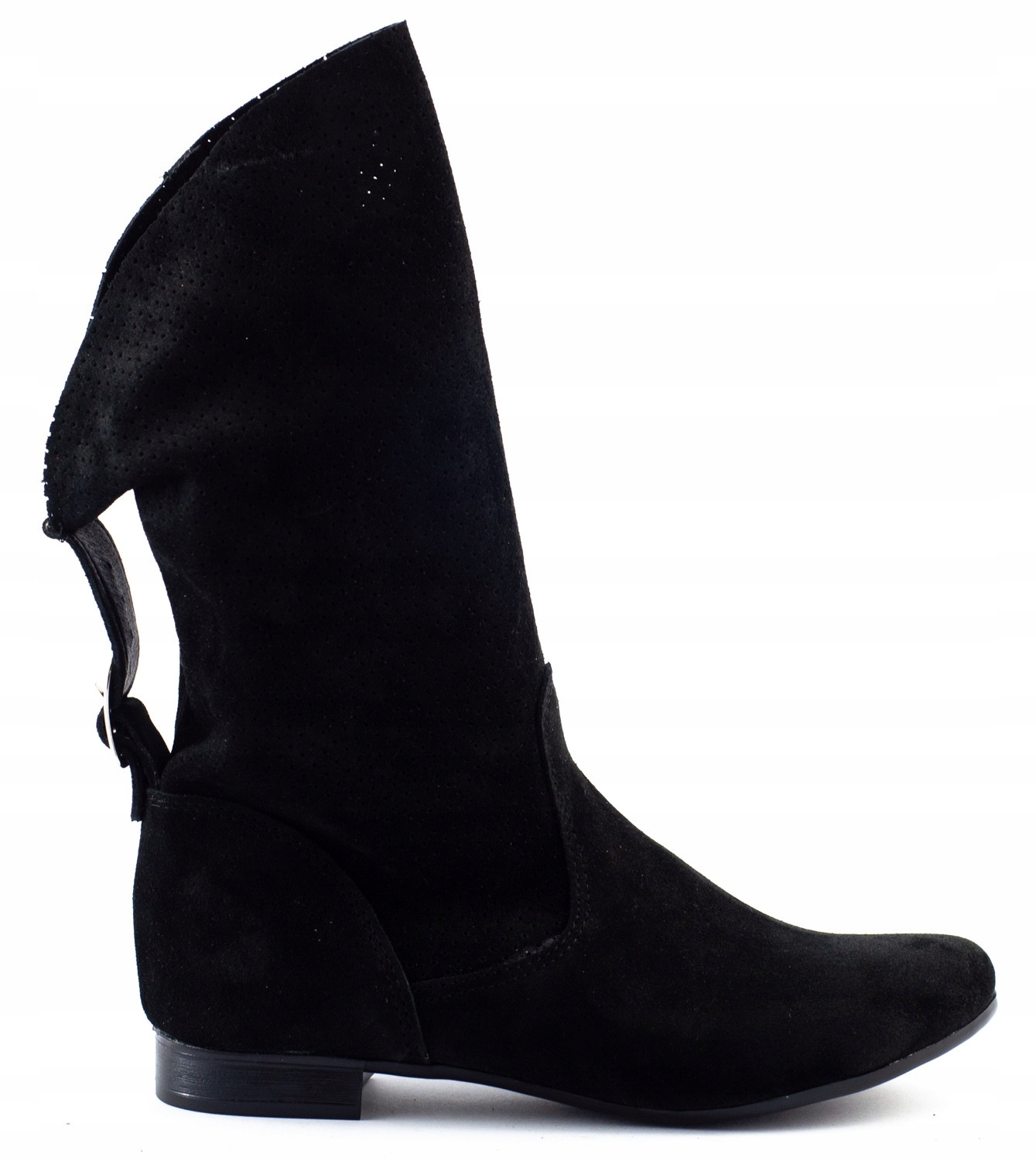 

Botki Skóra 100% Ażurowe Elena Czarny 40