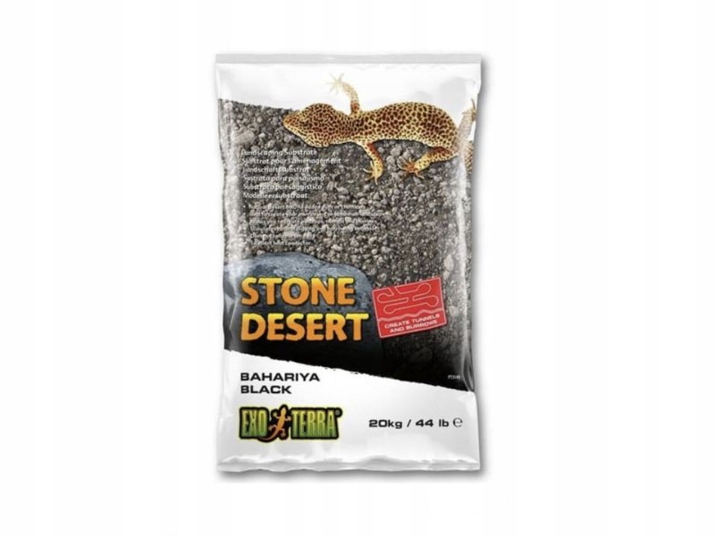 Levně Substrát Stone Desert 20 kg černá poušť