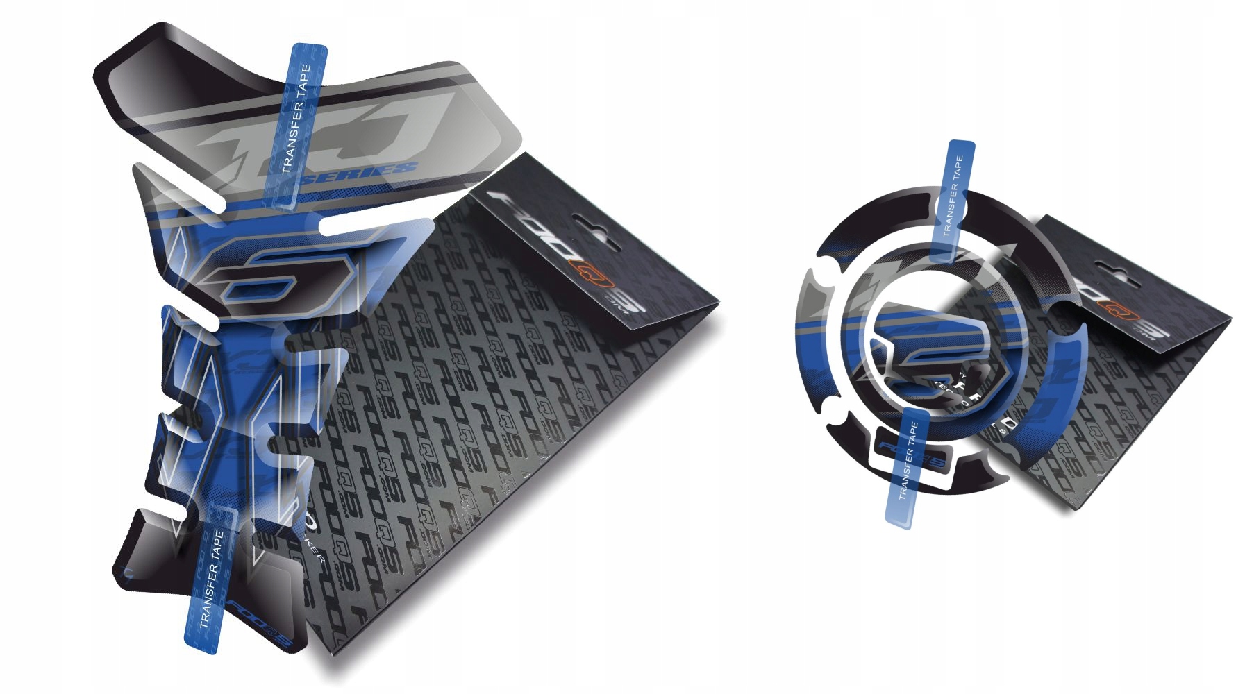 Tank-pad Cap-pad od společnosti Fooqs pro Yamaha XJ-6 Modrý