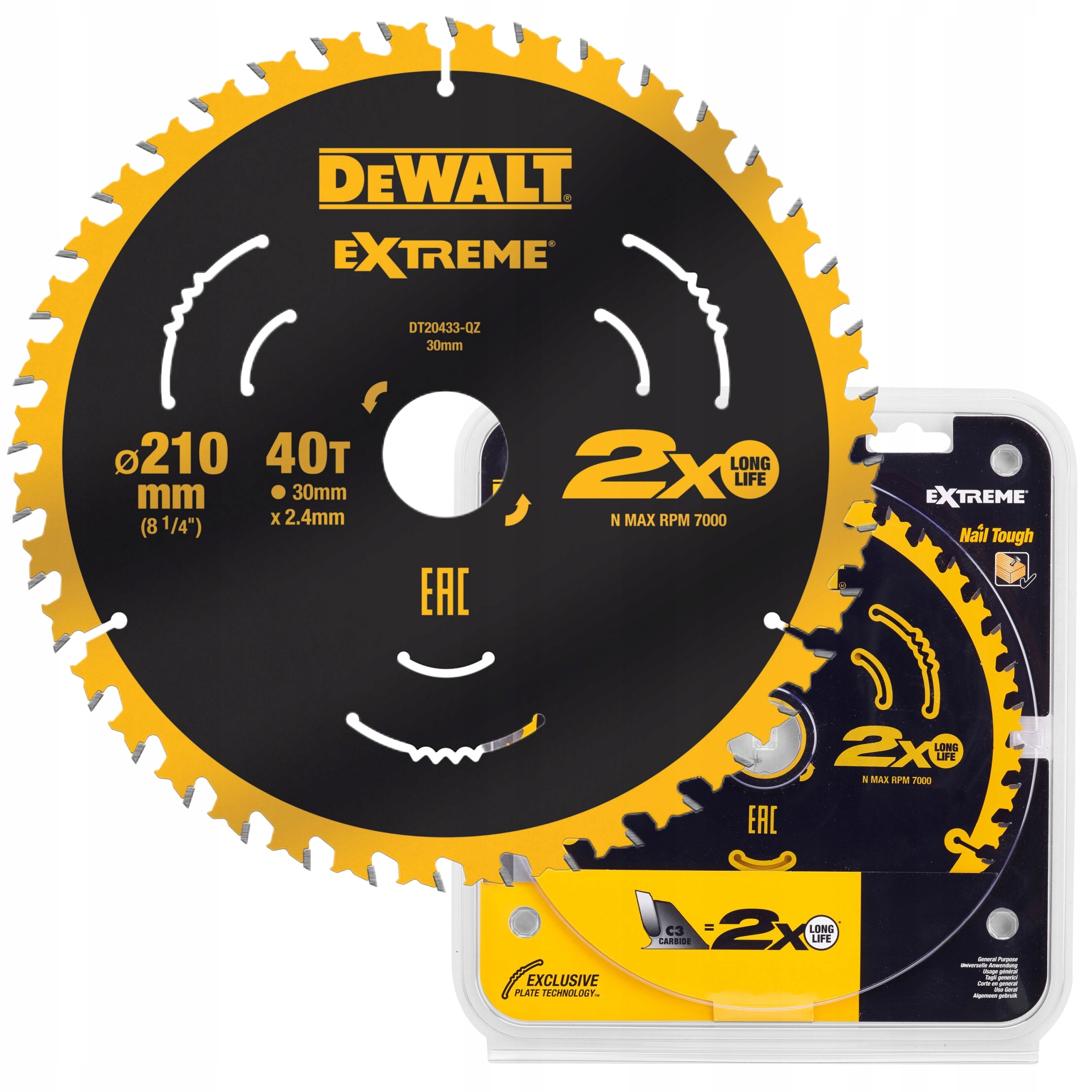 

Dewalt DT20433 Tarcza Piła Do Drewna 210x30mm 40z