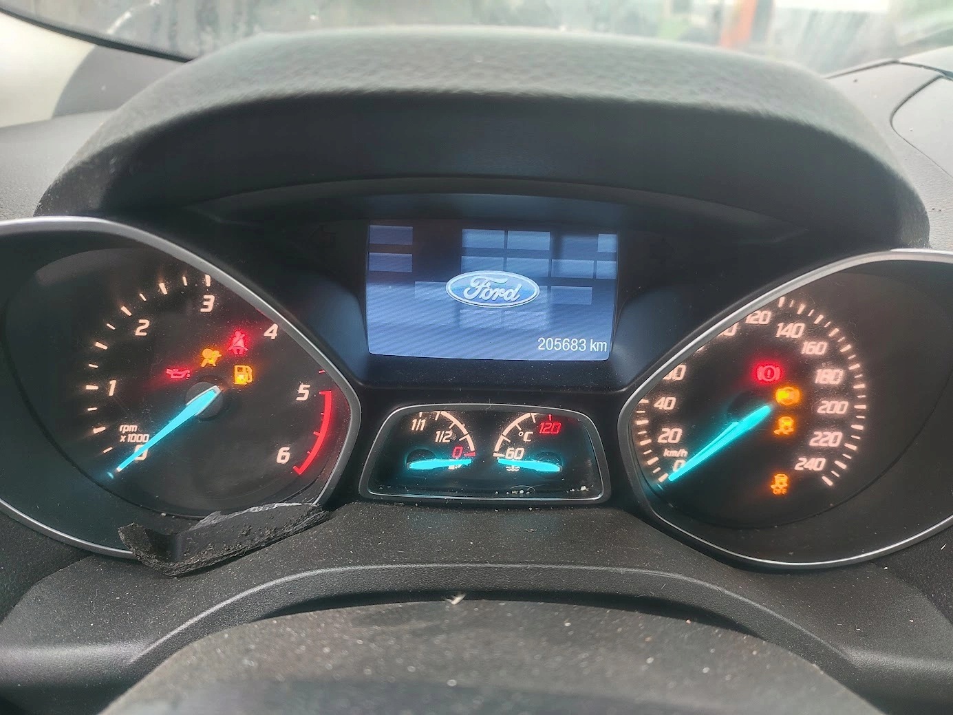 engine complete FORD KUGA MK2 2.0 TDCI 140KM 103kW UFMA 205 thousand