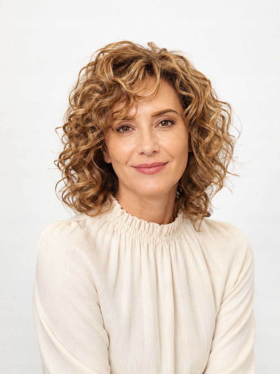 Kudrnatá paruka afro loki, mokrá italská blond mix, Neessaja wigs shop-Krakov