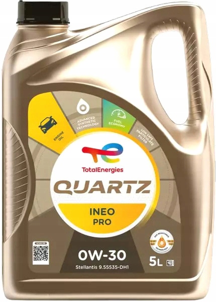Total Quartz Ineo Pro Motorový Olej 0V30 5 L