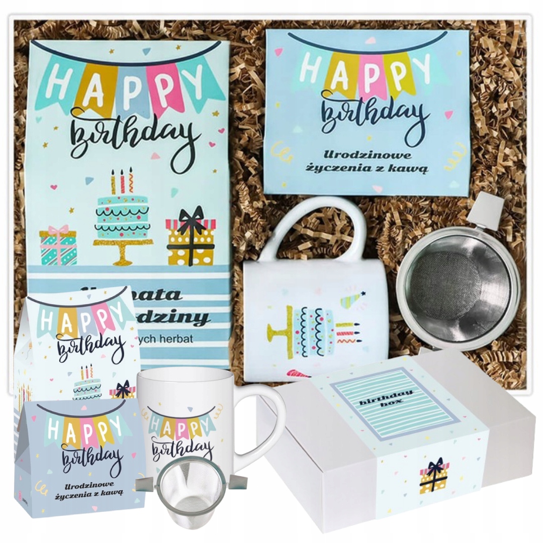 Levně Big Box Výjimečný Den – dárek pro oslavence s kávou a čajem