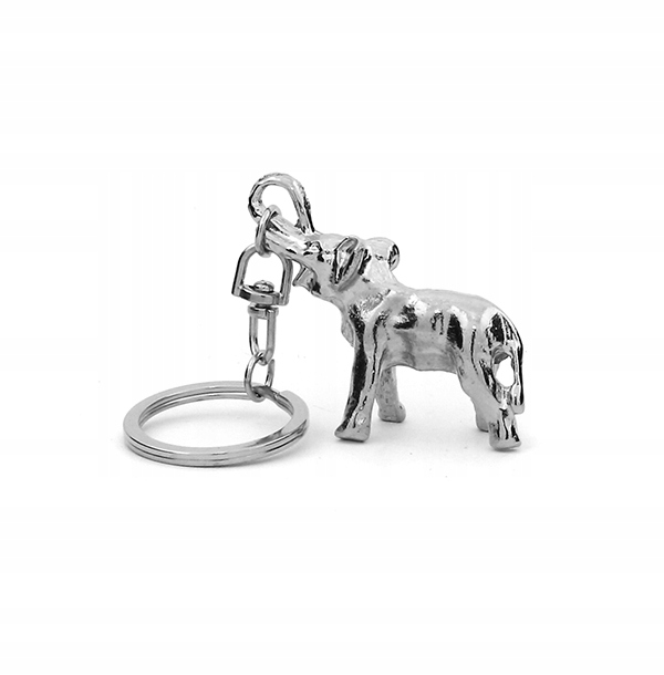 Brelok słoń na szczęście srebrny Marka inna