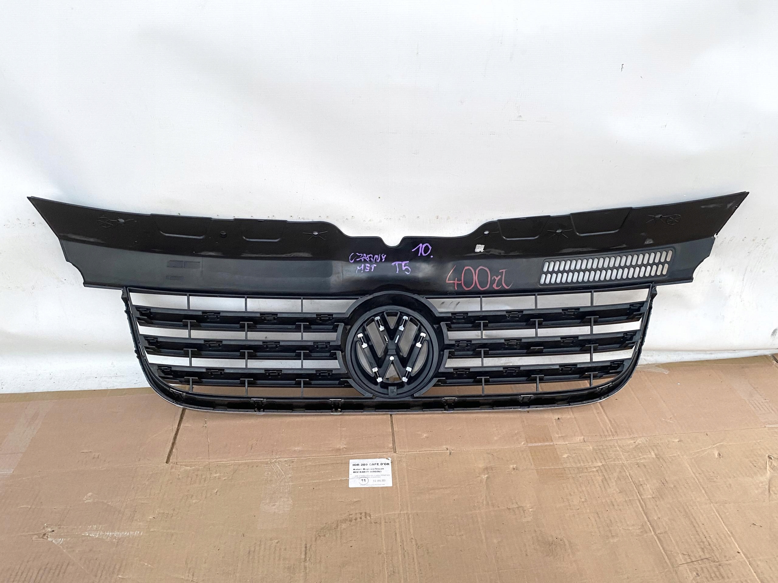 VW T5 MULTIVAN CARAVELLE 2003- grill grill grille CHROM 7H5807101/8