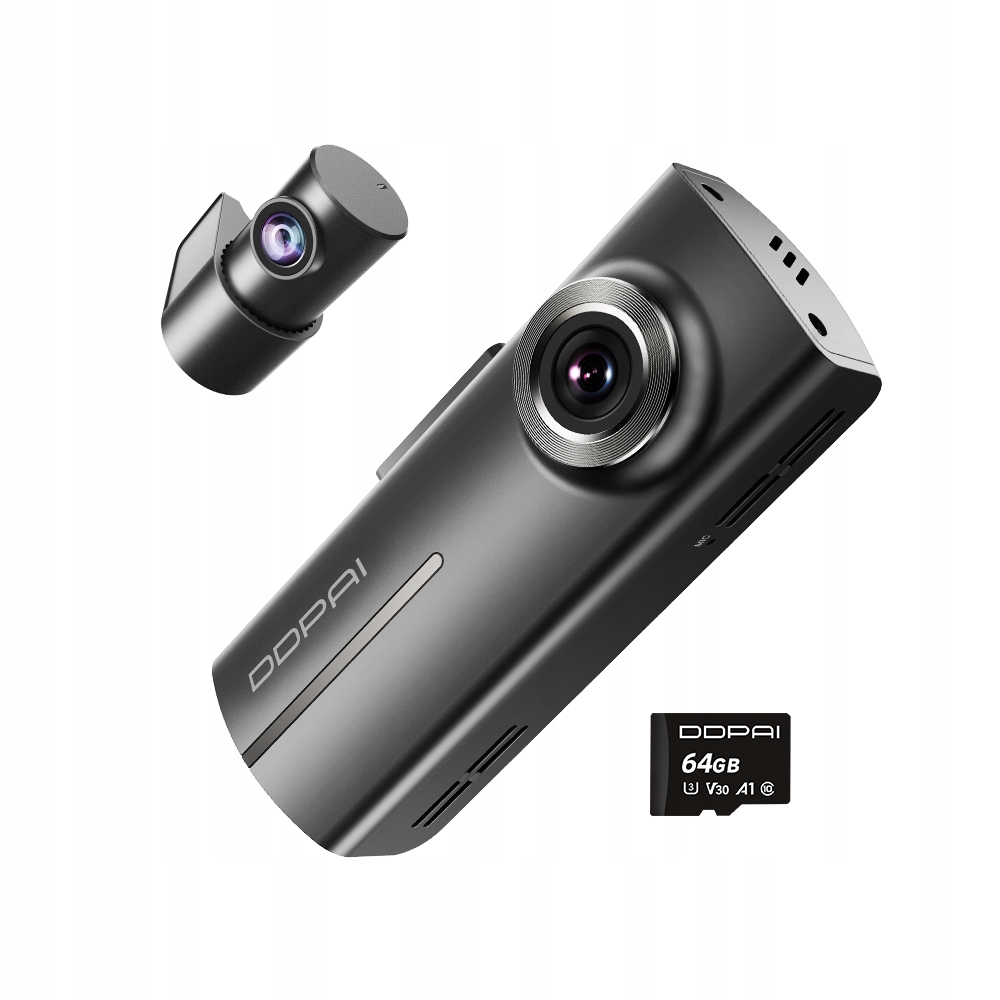 Kamera Automobilová Ddpai Videorekordér N1 Dual 1296P Wifi Zadní 64GB