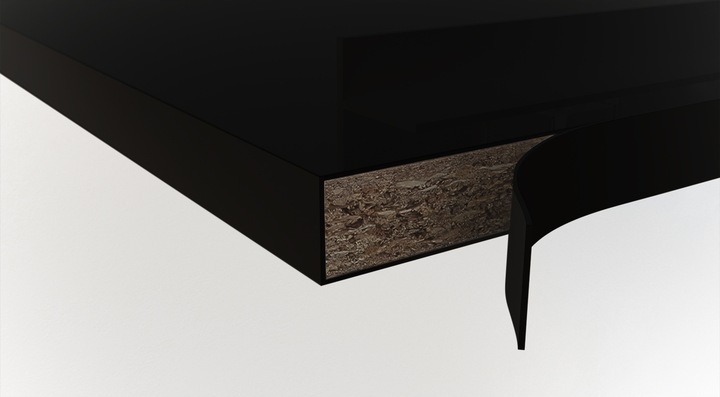 Meblościanka Połysk Zestaw Salon Meble PRAGA N5 1B Wykończenie połysk