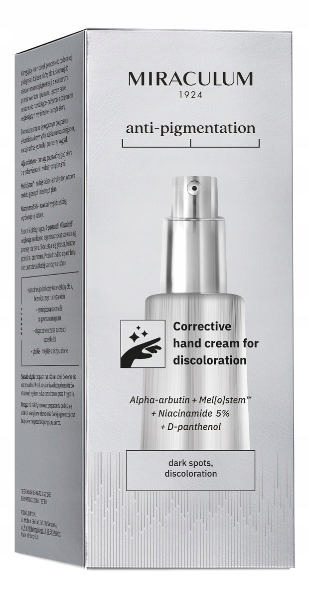 Miraculum Anti-Pigmentační krém na ruce korigující pigmentové skvrny 100 ml