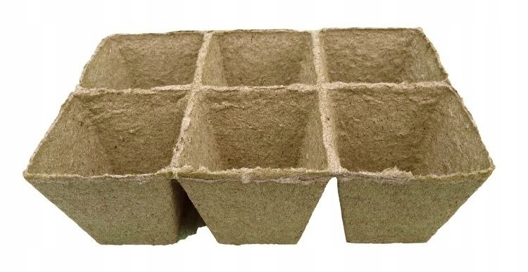 

Wielodoniczka taca tacka torfowa Jiffy 8x8cm 6szt