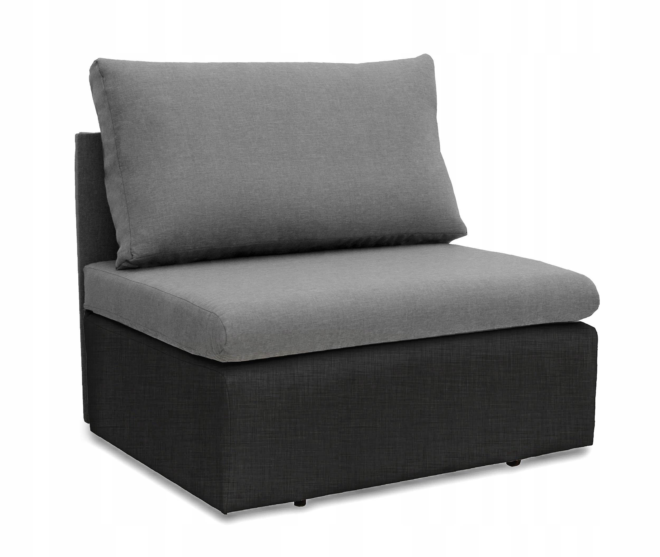 

Sofa fotel z funkcją spania Toledo Szary/czarny