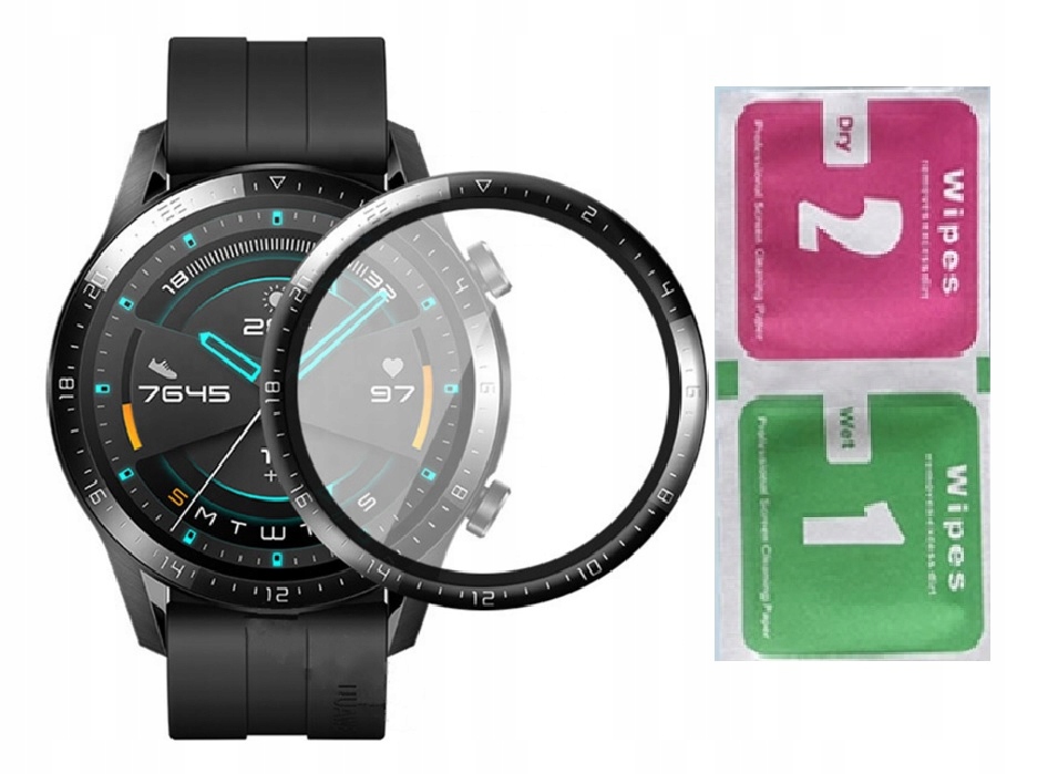 

Folia Hybrydowa 3D do Huawei Watch Gt 2 Szkło 46MM