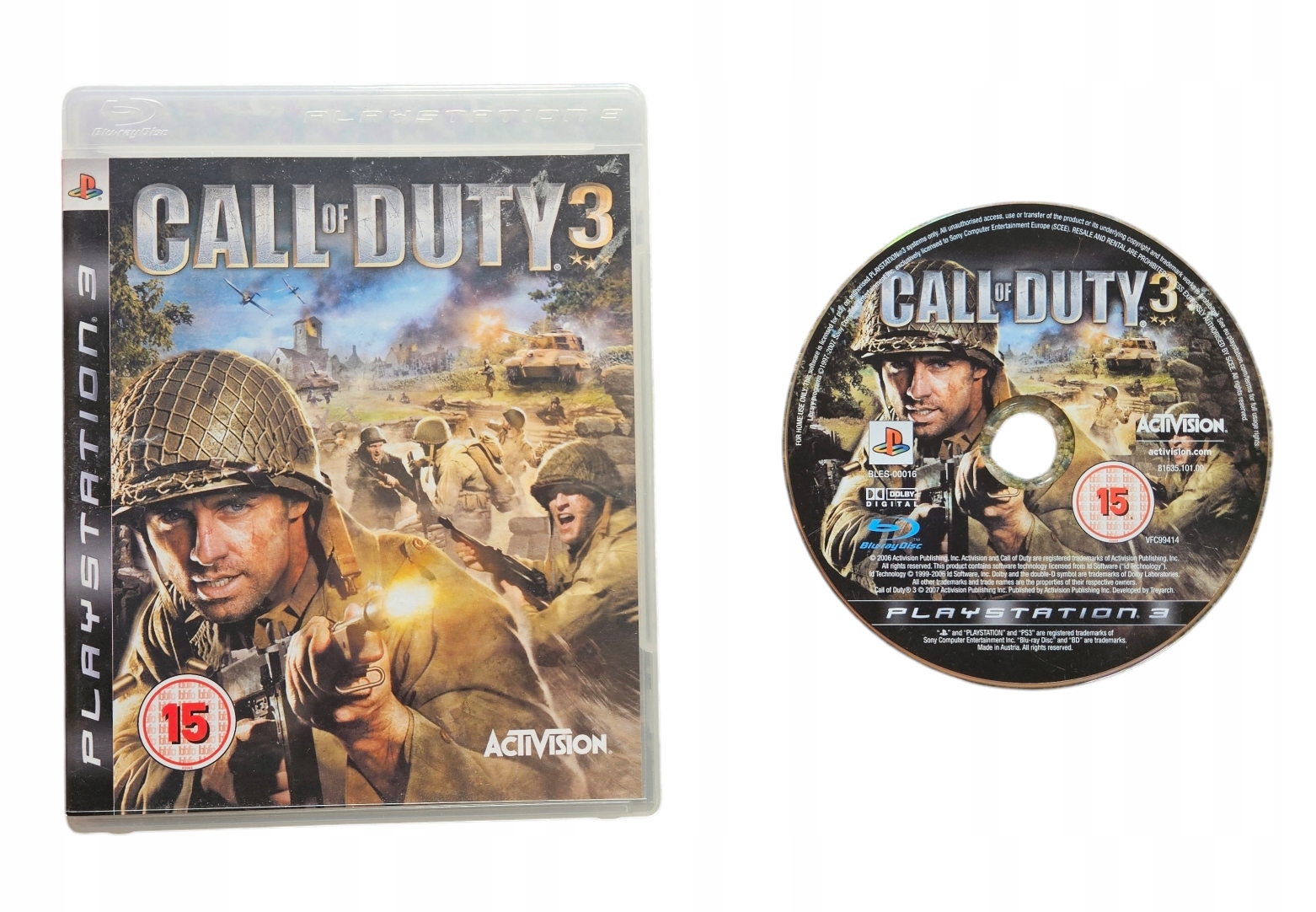 CALL OF DUTY 3 CALL OF DUTY 3 PLAYSTATION 3