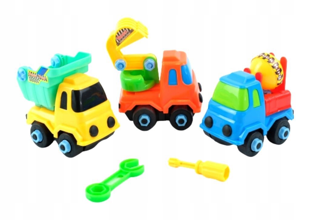 ZESTAW AUT ZE ŚRUBOKRĘTEM I KLUCZEM DO ROZKRĘCANIA