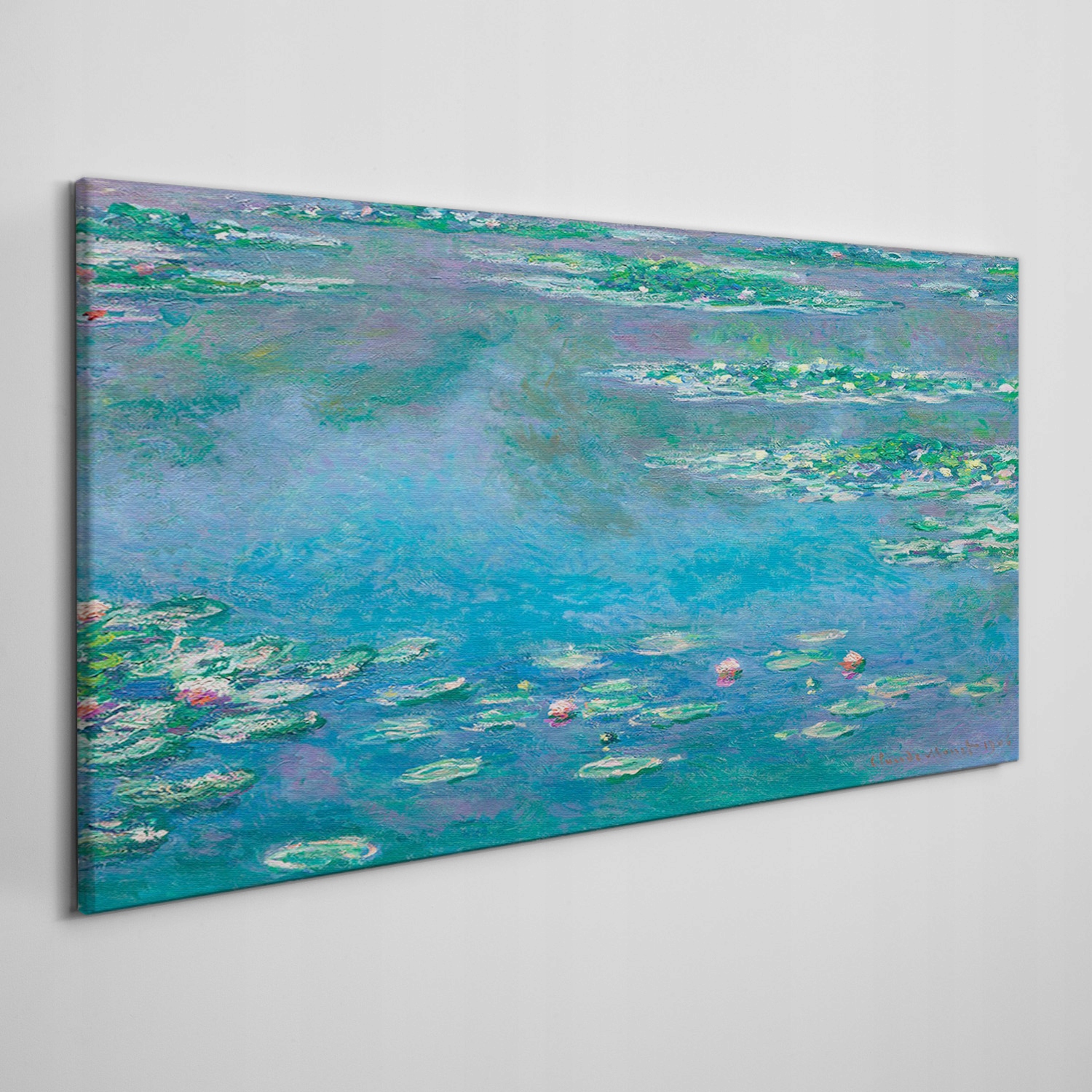 

Obraz na płótnie do salonu Woda lilie Monet 120x60
