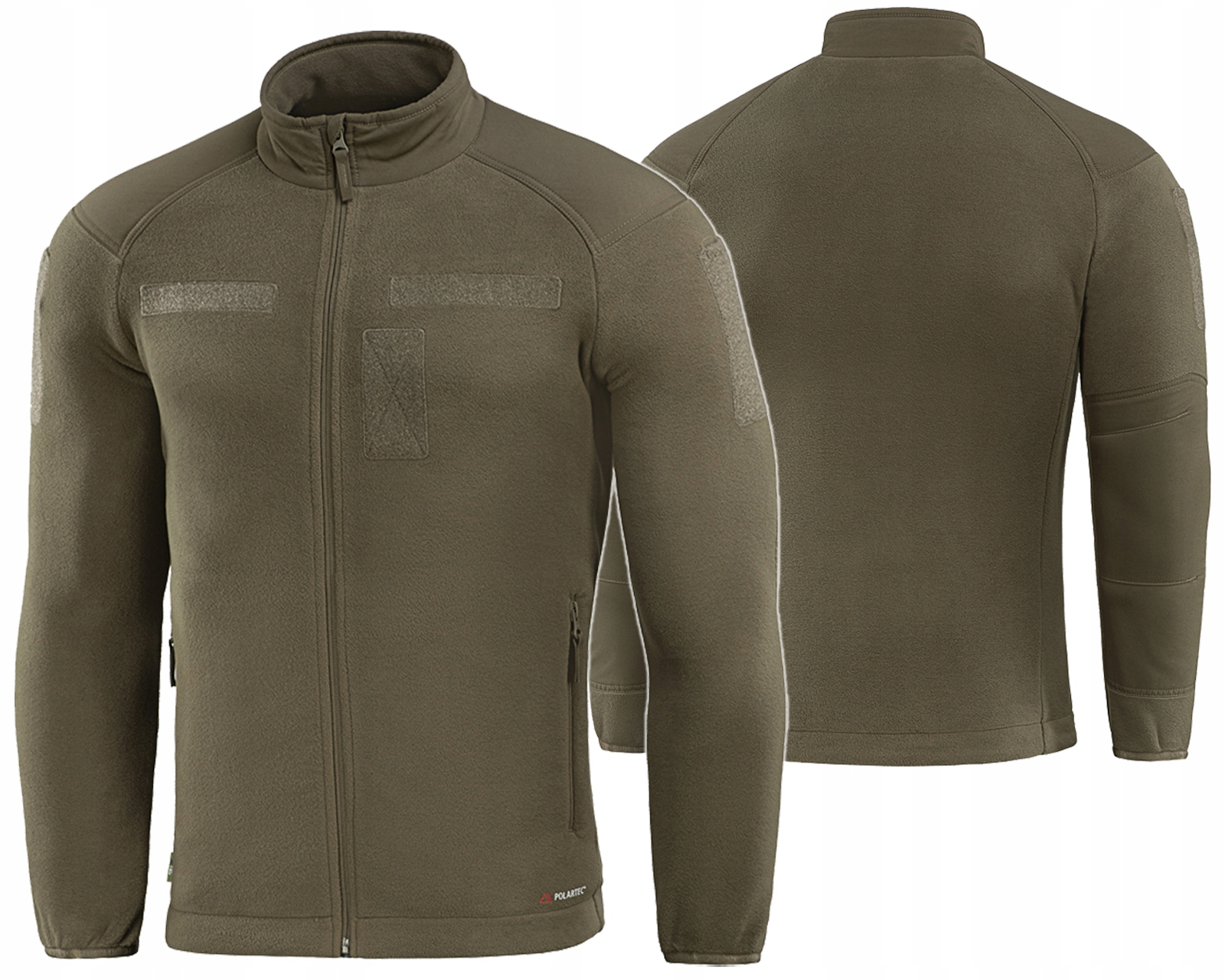 Zimní Bunda Polar Combat Fleece Polartec Velcro Termální Dark Oliv