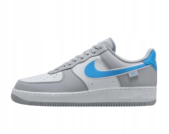 Nike Air Force 1 Šedé Dámské Sportovní Boty S Modrým Logem 36,5 U2B