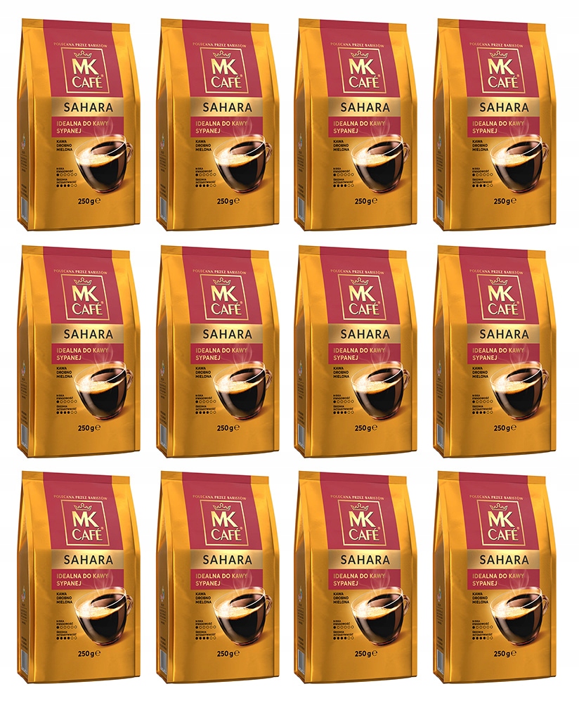 Kawa mielona Mk Cafe Sahara 250g 12 szt. (3 kg)