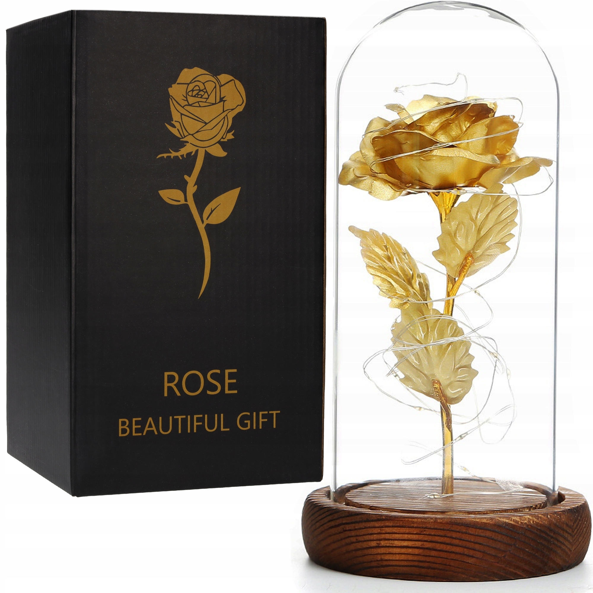 Stabilizovaná Růže Valentýn Dárek Led růžička Květina Pro Ni Manželky Dívky