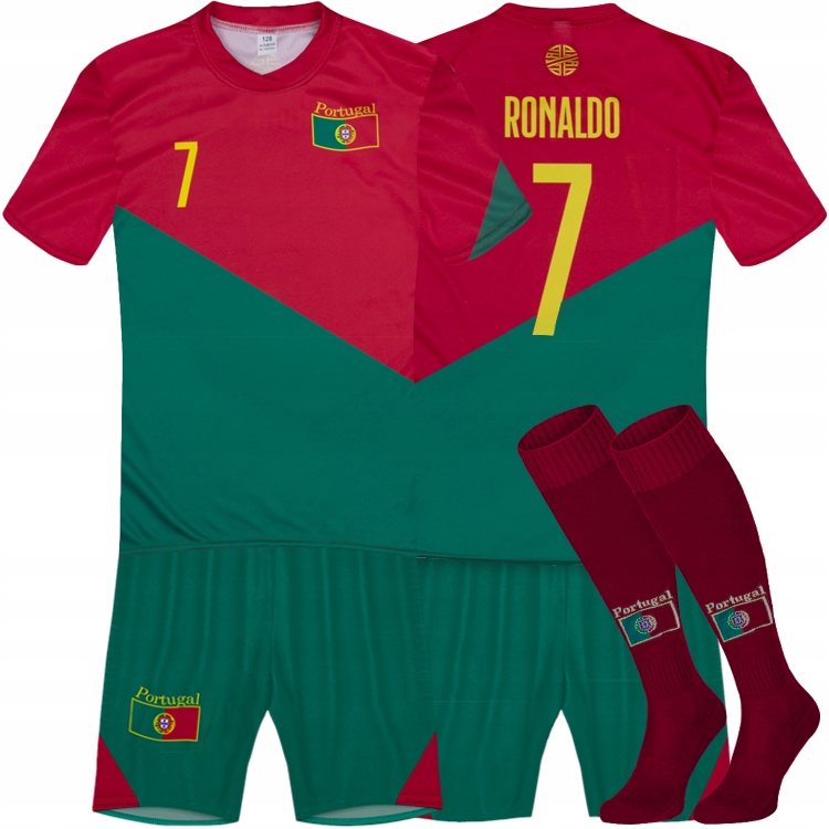 

Ronaldo 7 Strój Piłkarski i Getry Portugalia 152