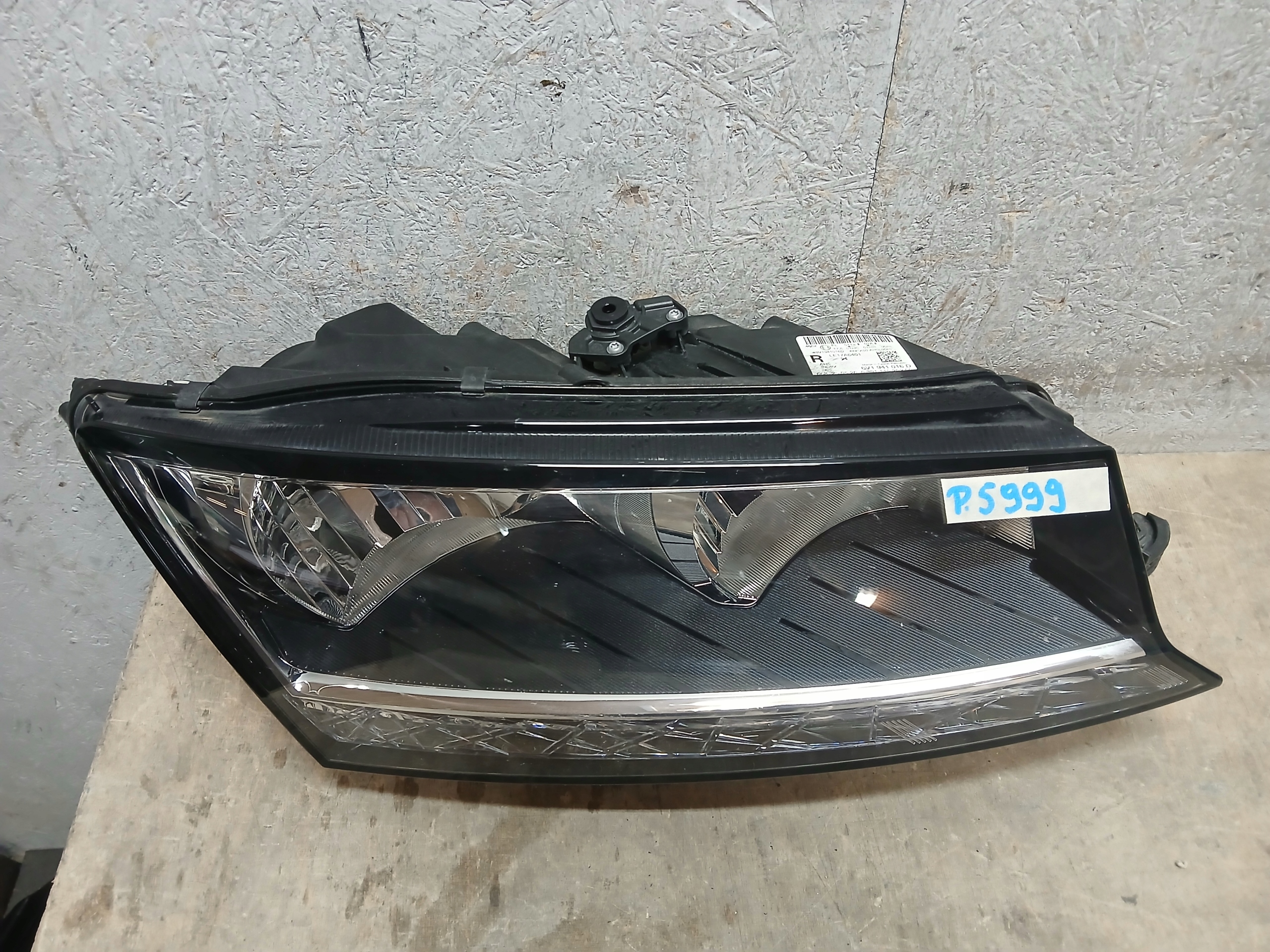 light lights front right left SKODA FABIA III 3 LIFT LED 6V1941016D