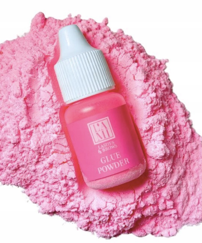 Glue Powder Lepidlo na řasy Pudr Lami Lashes 5 g růžové