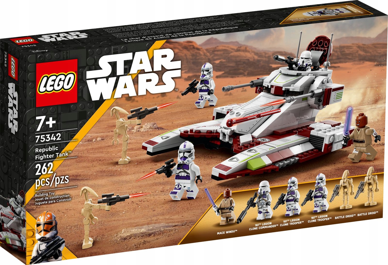 

Lego 75342 Star Wars Czołg bojowy Republiki Nowe