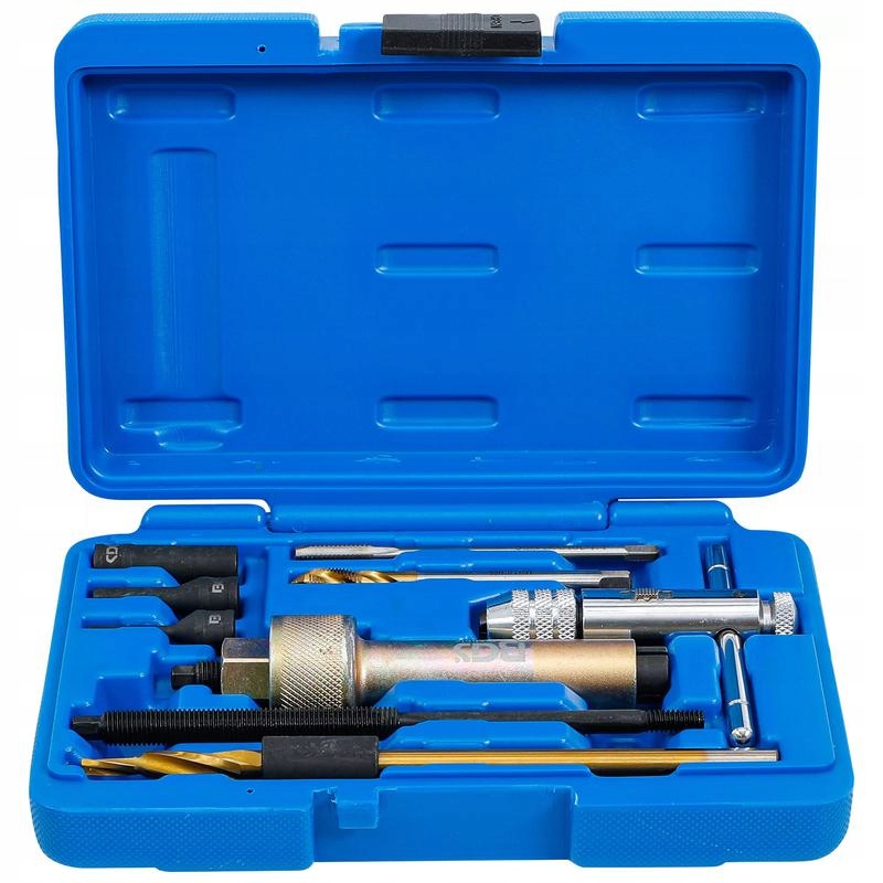 Sada nástrojů pro demontáž žhavicích svíček M9 9 ks, Bgs 8657