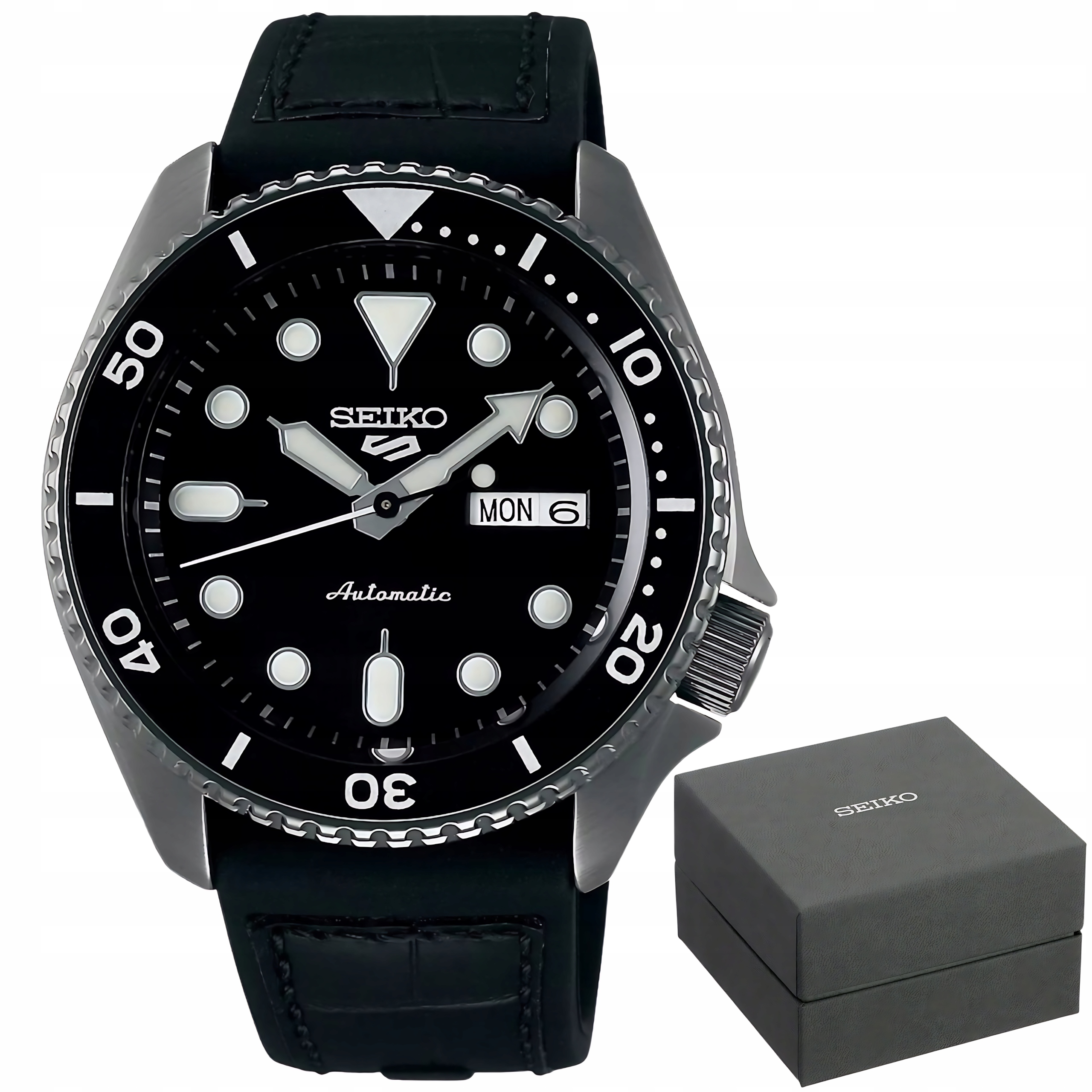 Pánské Hodinky Seiko 5 Sports SRPD65K3 Automat 42 mm WR100M Pásek Nato Box