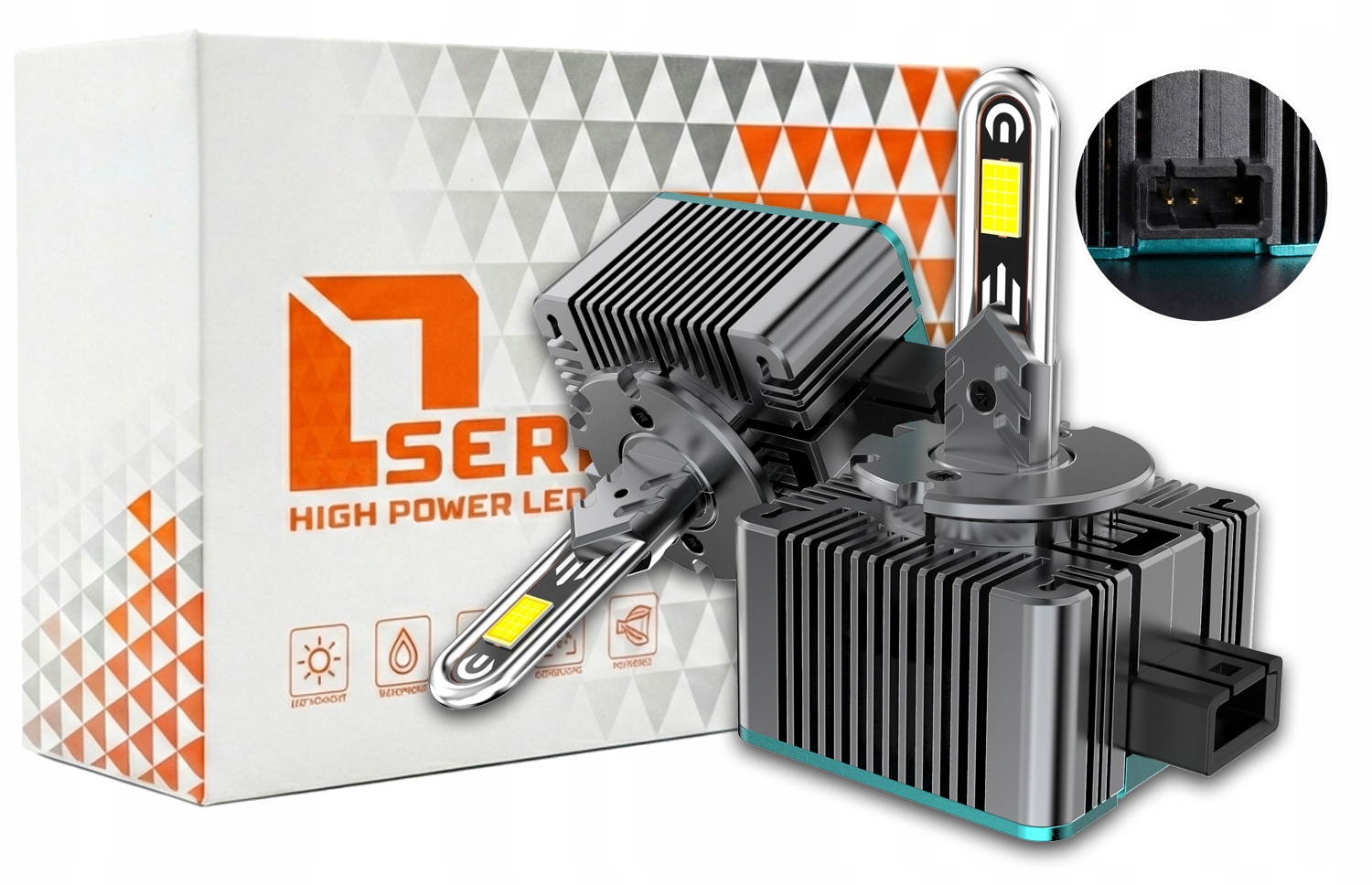 2x Led žárovky D1S 24000LM 110W Canbus Měď 6500K Emc Nextgen D S