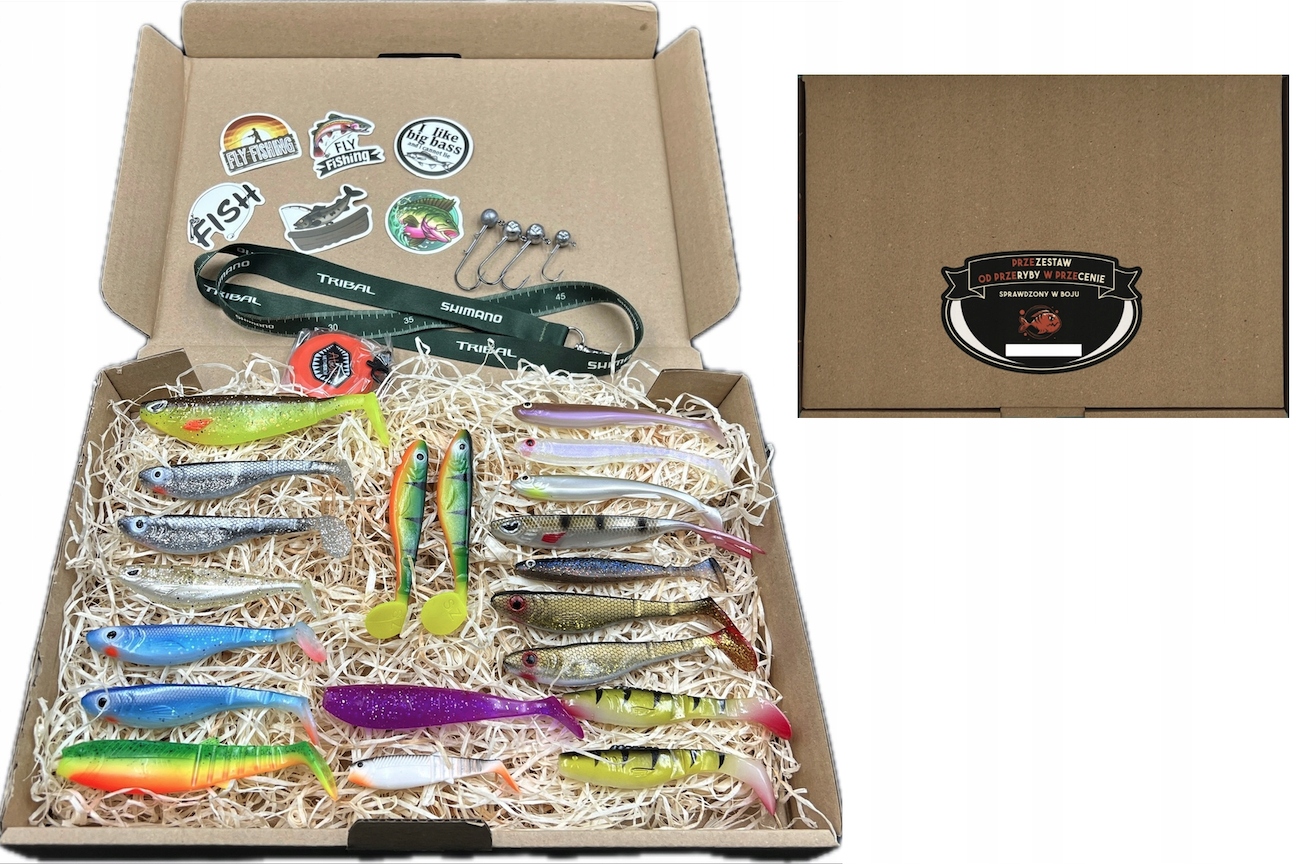 dla wędkarza Mystery Box Przeryba Szczupak Okoń Przynęty (s)