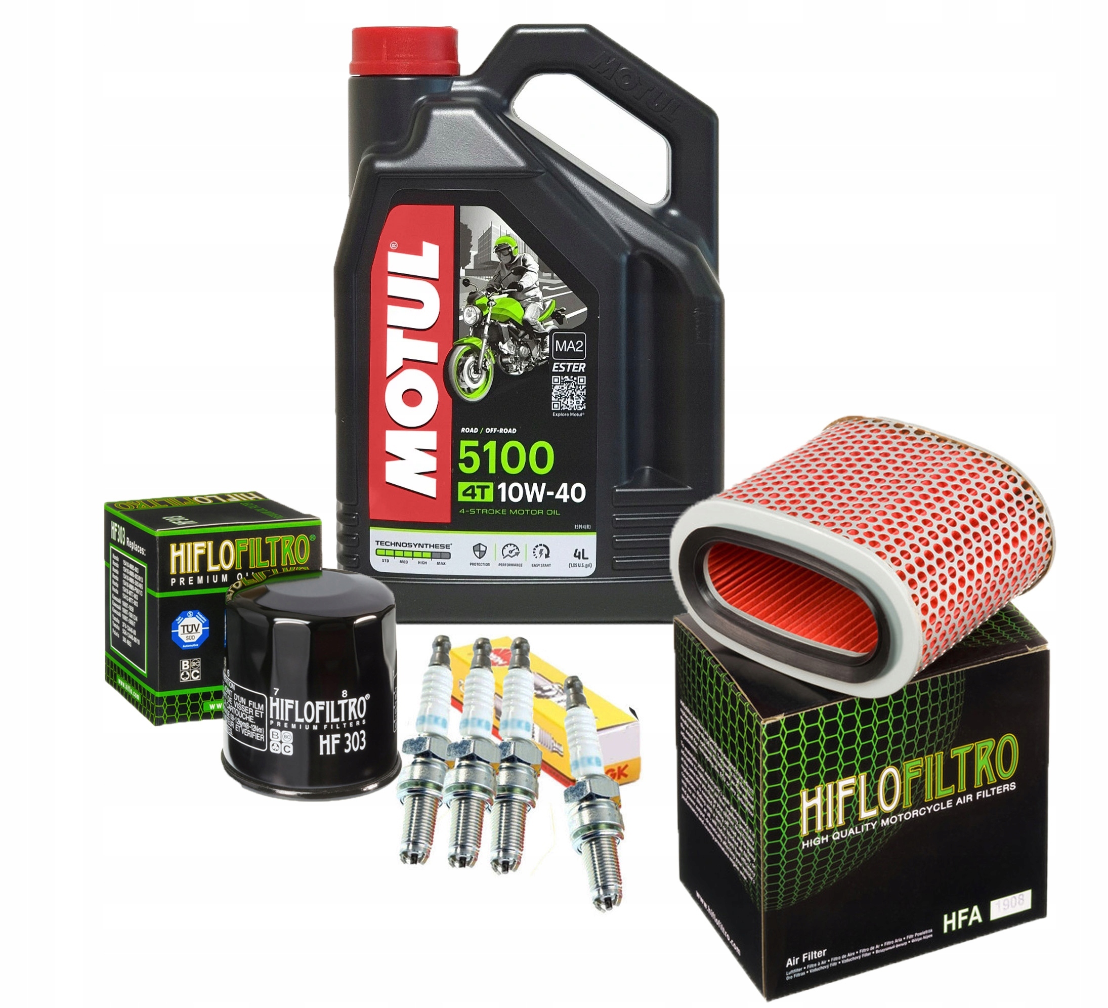 Olej Motul do HONDA VT 1100 SHADOW C C3 SC39 SC32 SC23 Filtry Świece NGK