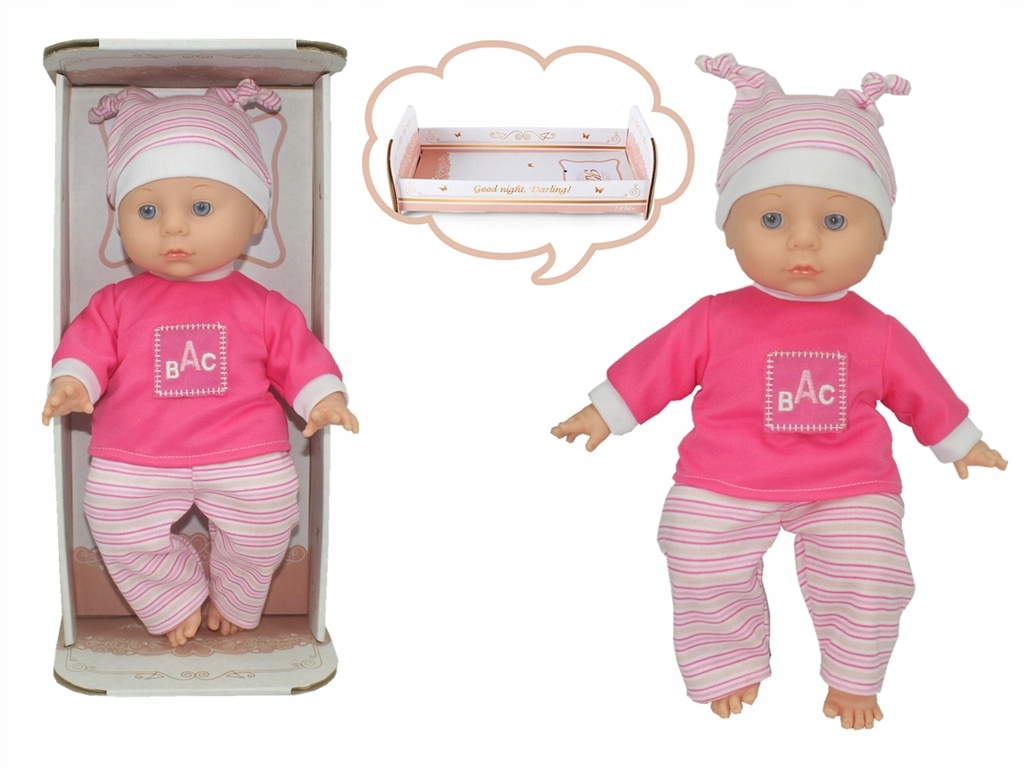 

Lalka Dla Dzieci Bobas W Ubranku Przytulanka 30 cm