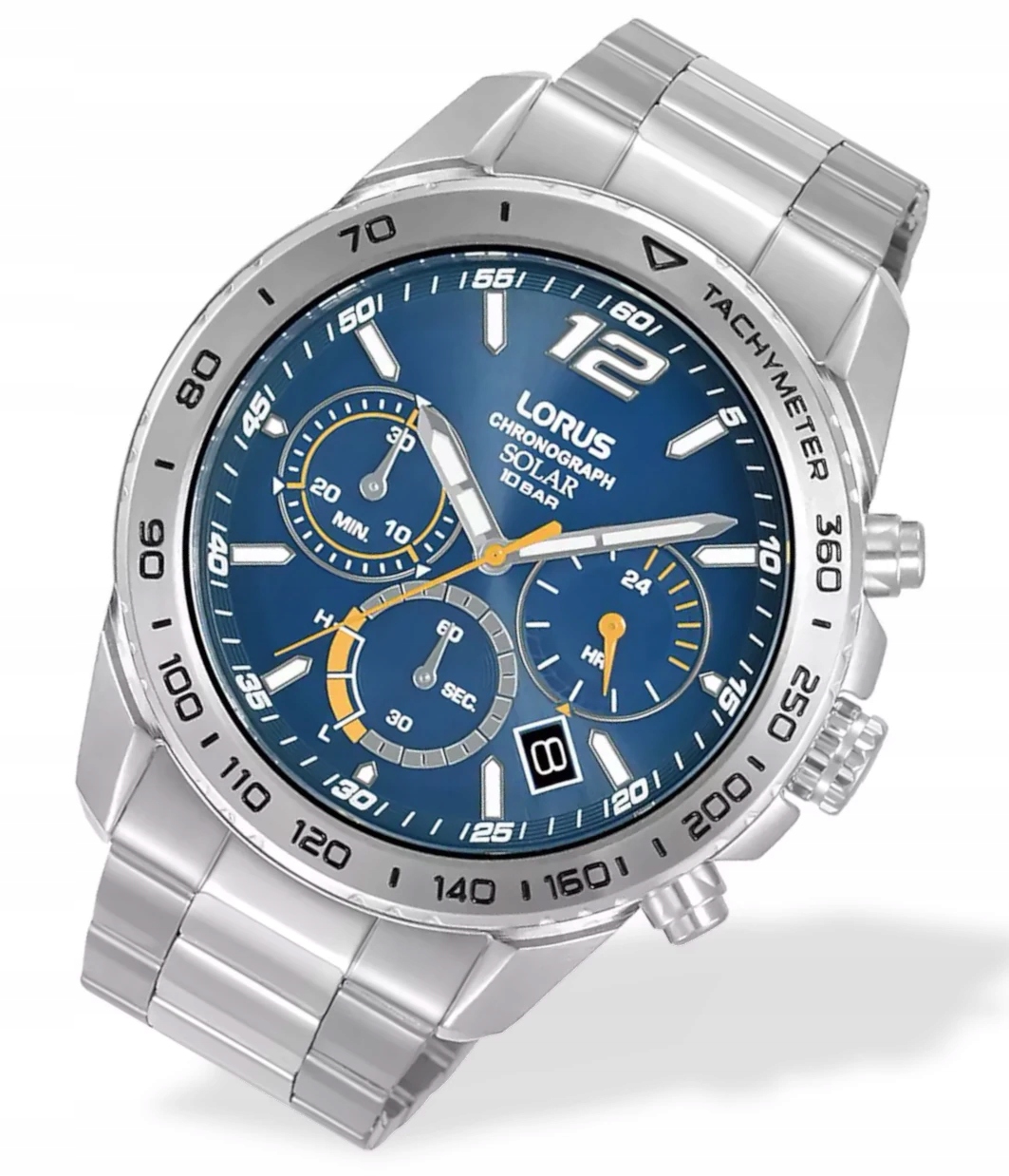 Nové sportovní pánské hodinky Lorus Chrono Solar RZ511AX9 Box Gravírování Bonus