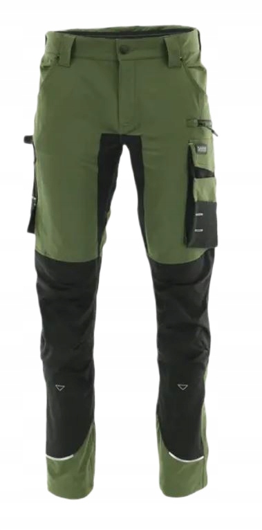Spodnie Robocze do Pasa Stretch Motionflex Oliwkowo-Czarne SARAr.56