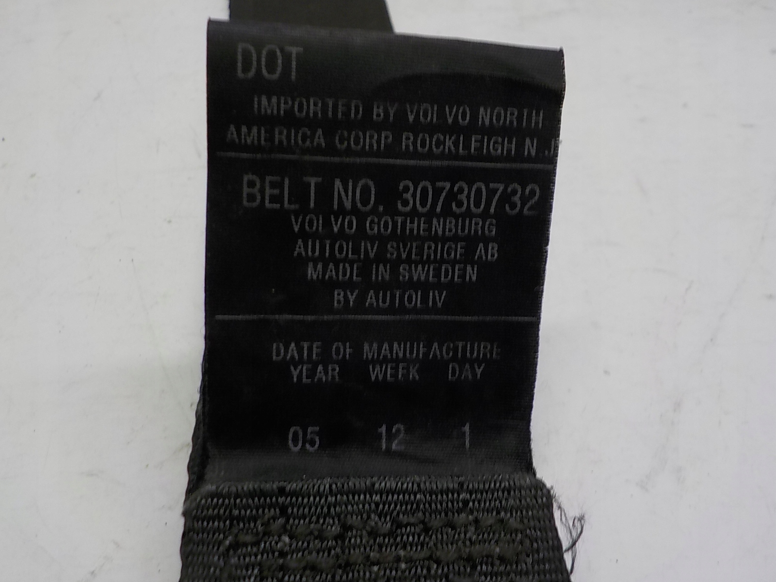 VOLVO V50 S40 II Gurten Sicherheits Spanner 30730732