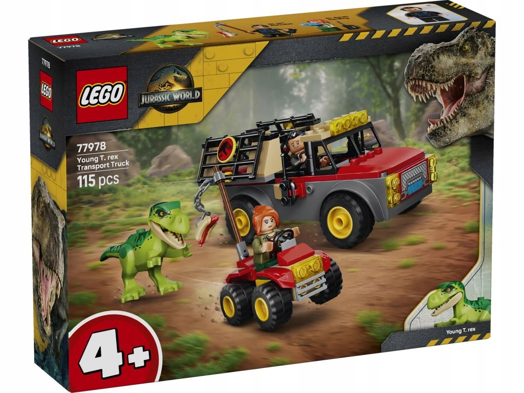 Lego 77978 Jurský svět Nákladní auto pro přepravu mladého tyranosaura
