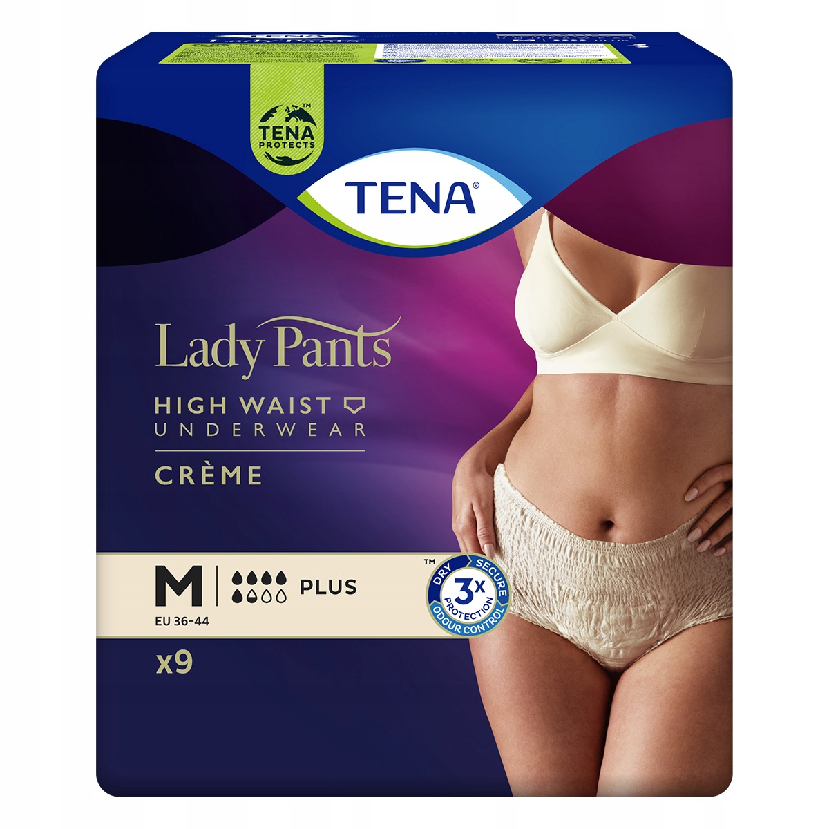 

Majtki chłonne Tena Lady Pants Creme M 9 szt