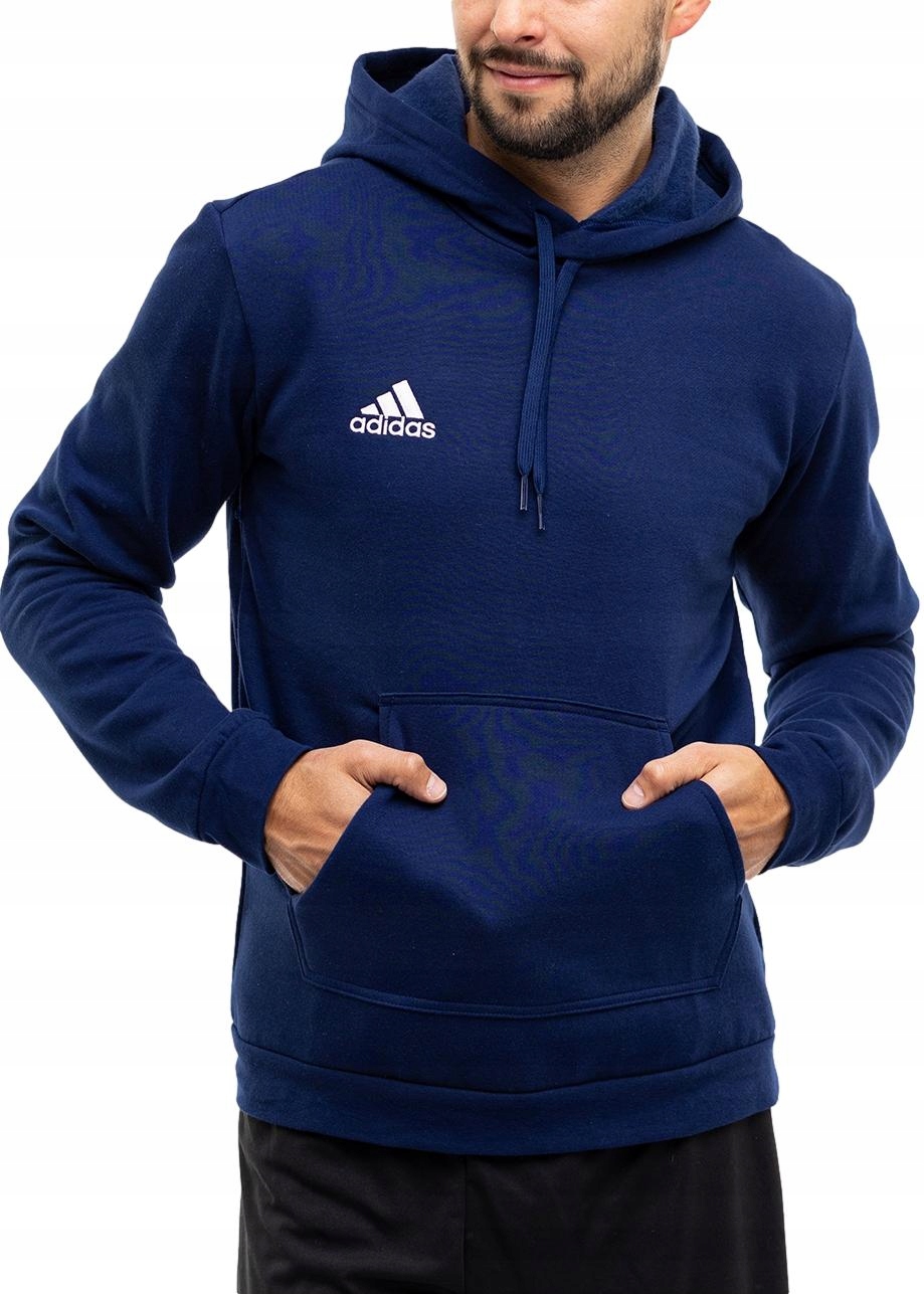 Pánská Mikina adidas s kapucí Klokanka Bavlněná sportovní mikina vel S