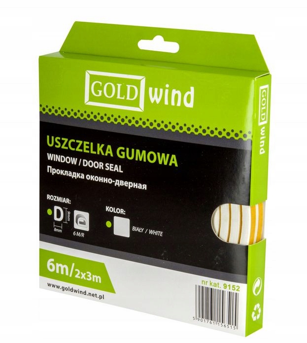 

Uszczelka P biała 6mb GOLDwind