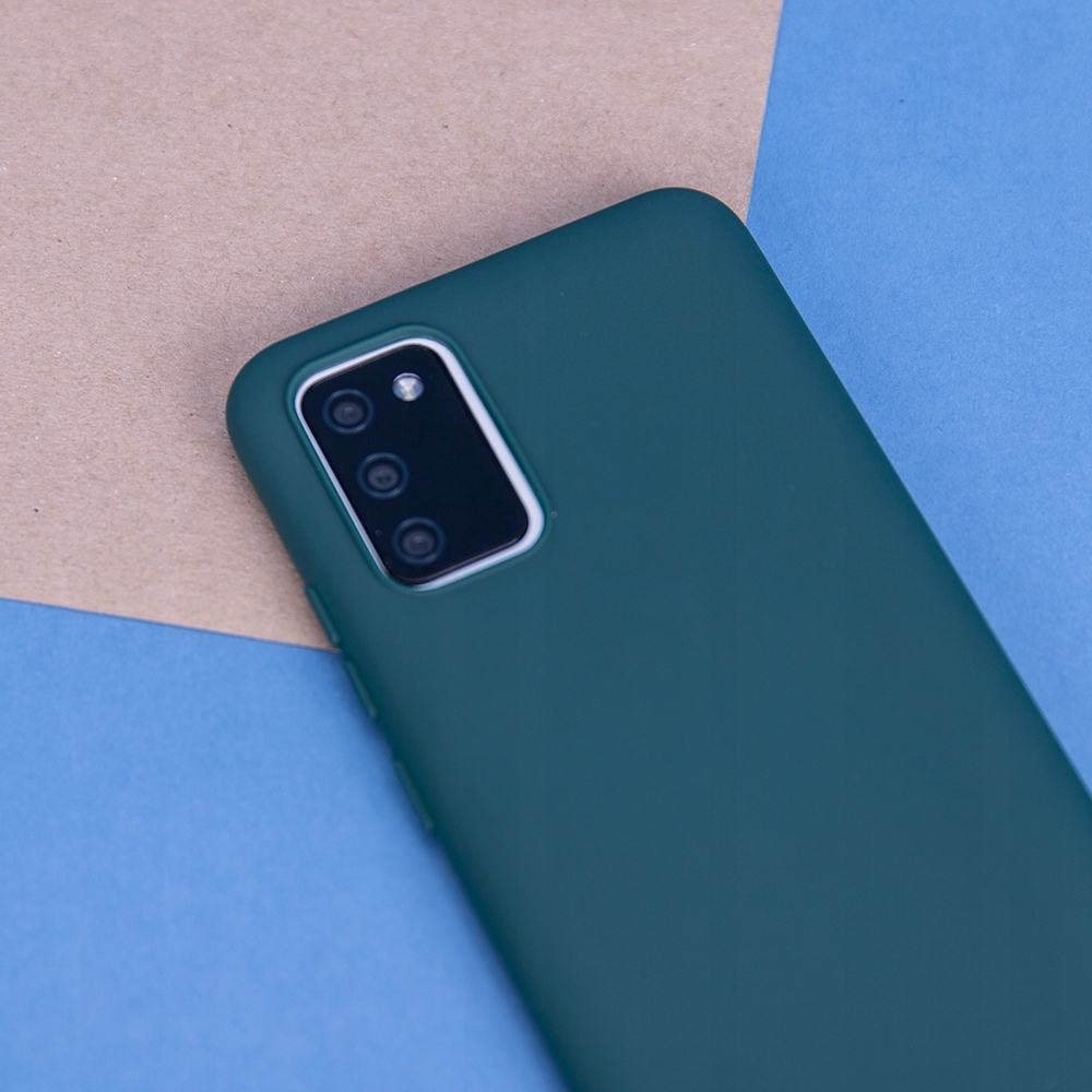 Nakładka Matt Tpu do Samsung Galaxy M55 5G zielony las