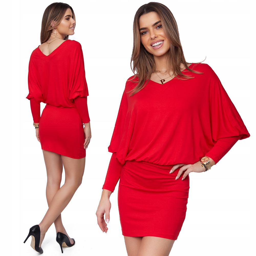 

282__roz._3XL_KLASYCZNA Sukienka Kimono