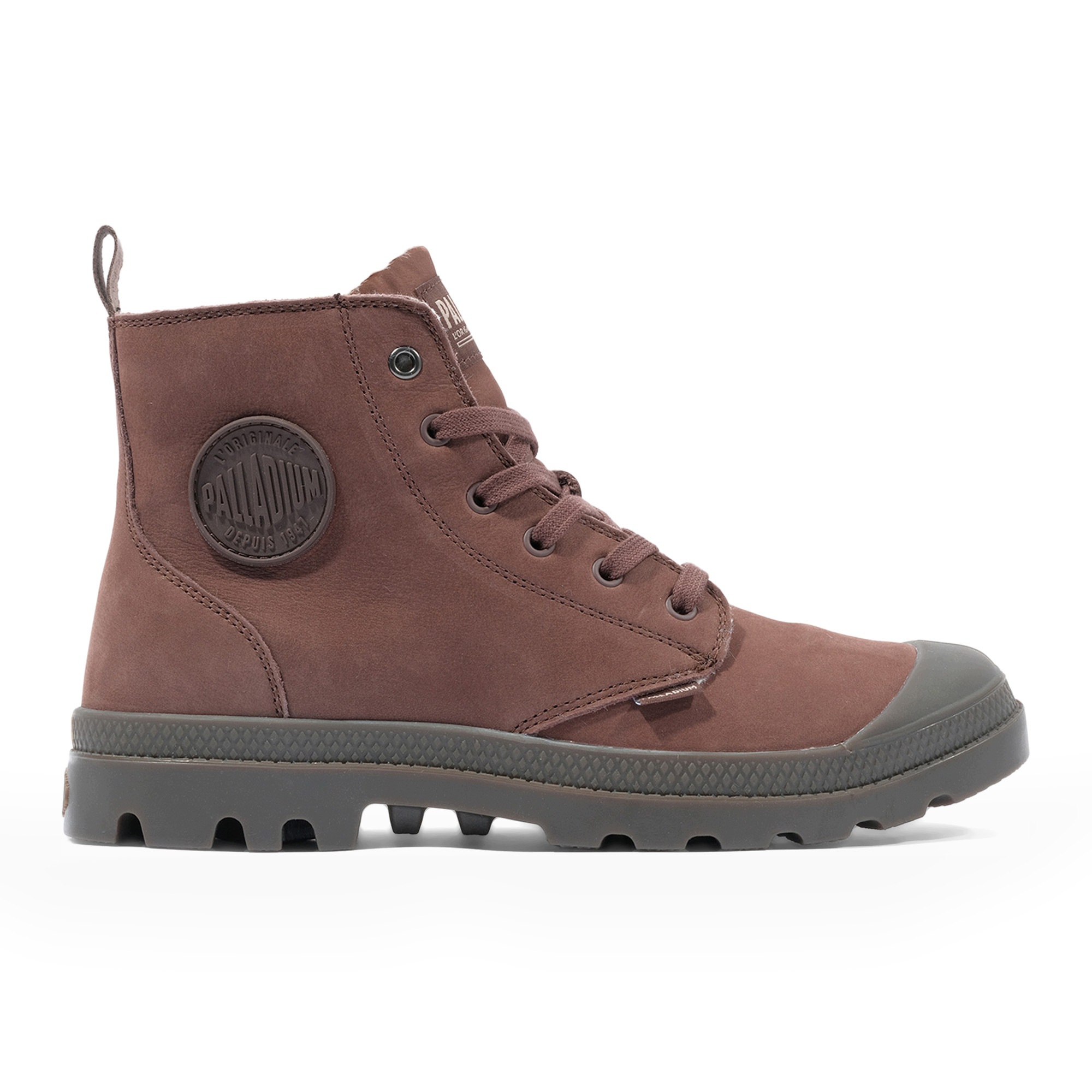 Pánské boty Palladium Pampa Hi Zip Wl yak brown