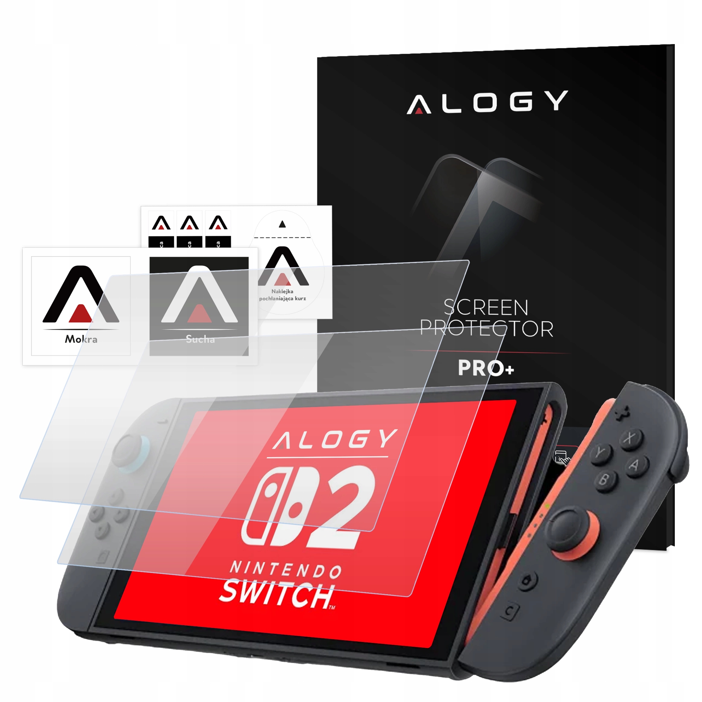 2X Szkło ochronne 9H Nintendo Switch 2 2025 HARTOWANE SZYBKA OCHRONNA EKRAN
