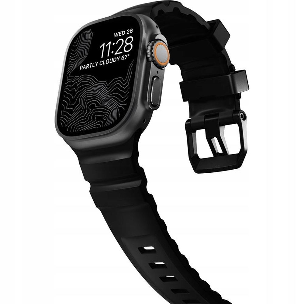 Pásik na hodinky pre Apple Watch 49/46/45/44 mm, Nomad, tenký, ľahký, štýlový
