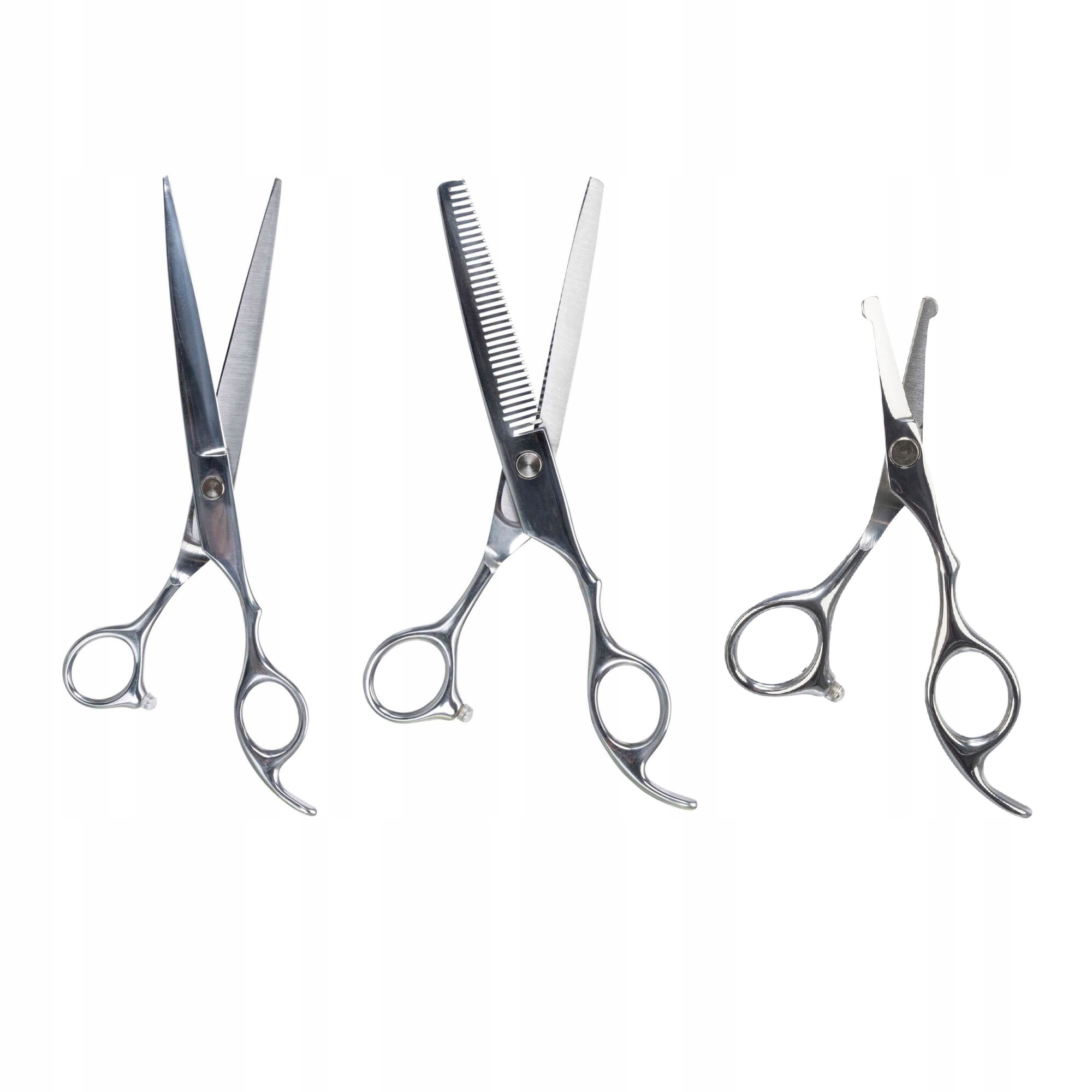 Levně Trixie Sada 3 profesionálních nůžek pro péči o psy a kočky