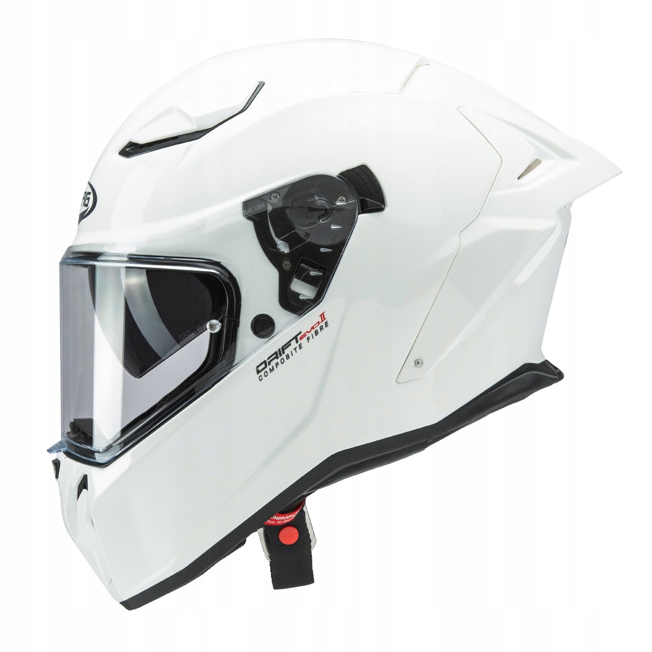 Caberg Integrálna Prilba S Blendou Model Drift Evo II Farba Biela Lesklá Veľkosť