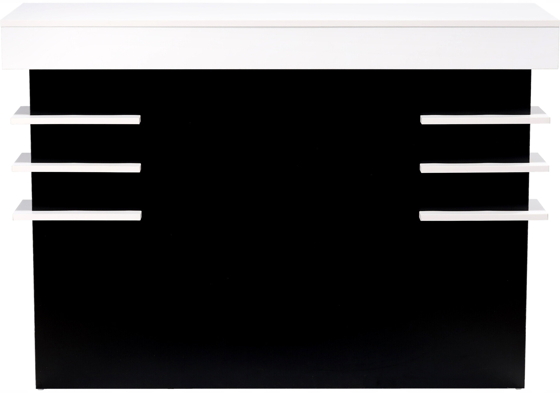 Recepcja fryzjerska lakierowana Cameron 140 cm kosmetyczna do salonu SPA Model RECEPCJA